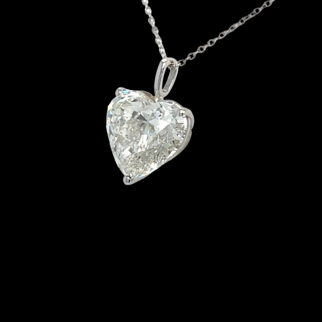 3,5ct HEART NECKLESS