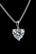 3,5ct HEART NECKLESS